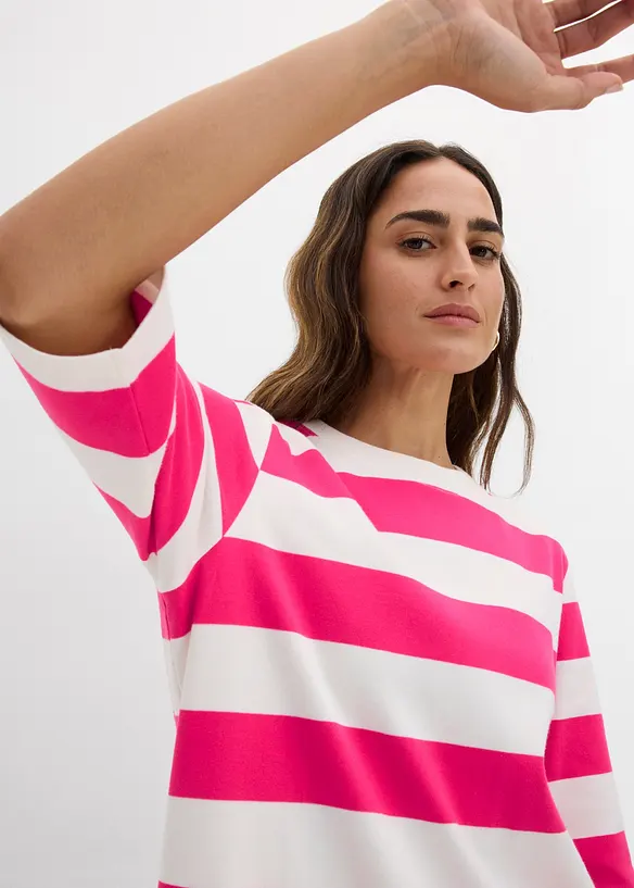 Shirtkleid aus schwerer reiner Bio-Baumwolle, bonprix