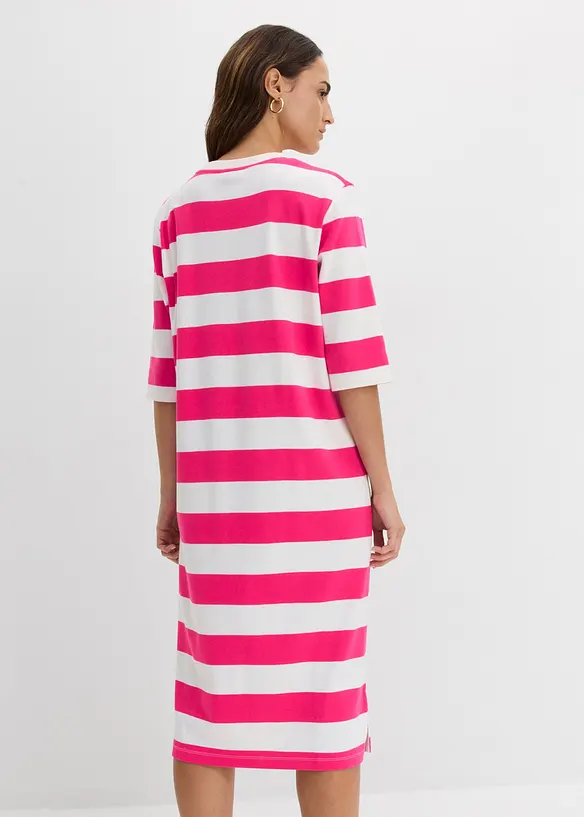 Shirtkleid aus schwerer reiner Bio-Baumwolle, bonprix
