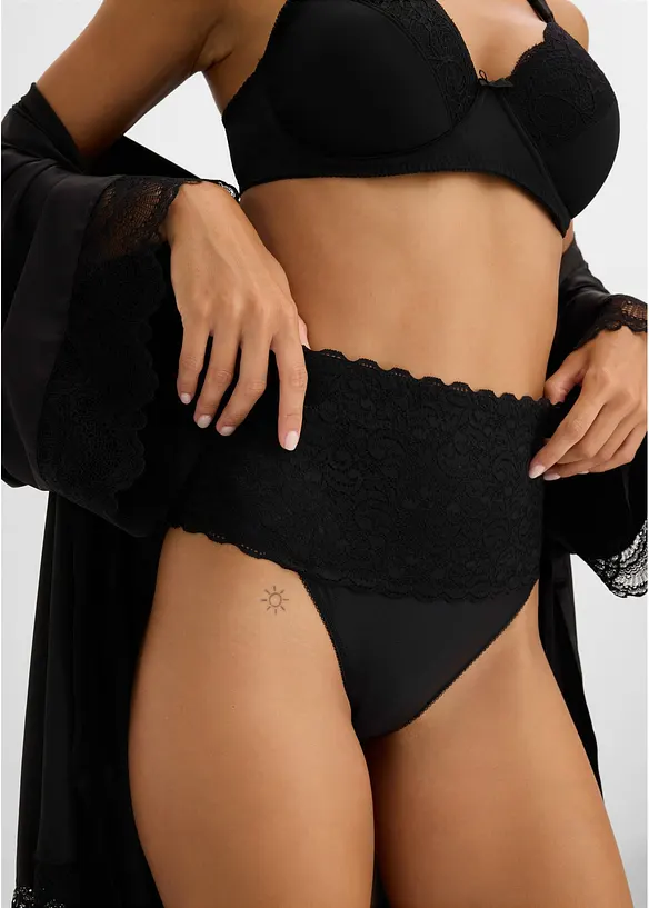 Lot de 2 slips sculptants, maintien fort, bonprix