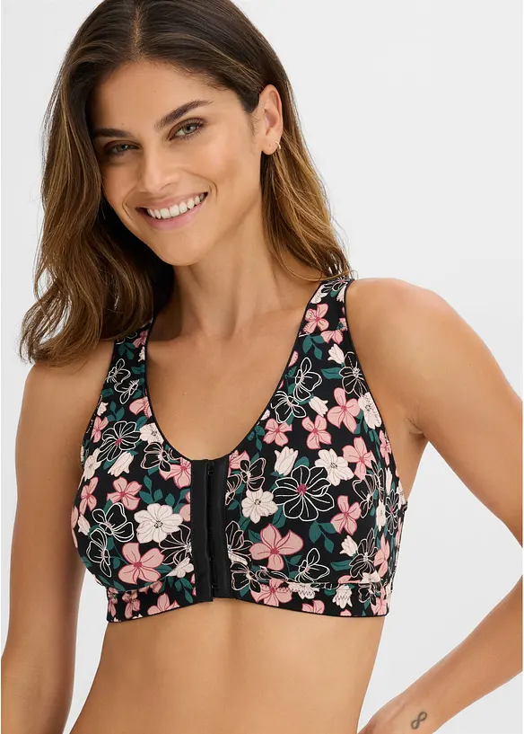 Soutiens-gorge coton agrafage devant, sans armatures, bonprix