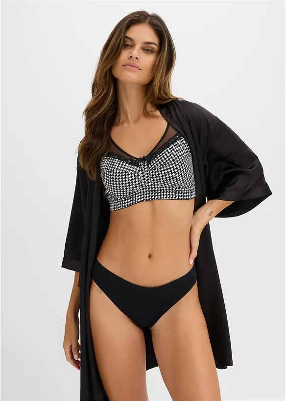 Soutien-gorge grand maintien sans armatures, bretelles rembourr&eacute;es, bonprix