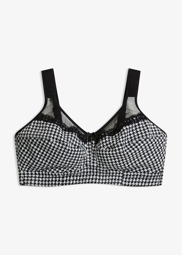 Soutien-gorge grand maintien sans armatures, bretelles rembourr&eacute;es, bonprix