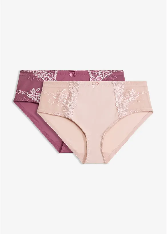 Lot de 2 slips sculptants, bonprix