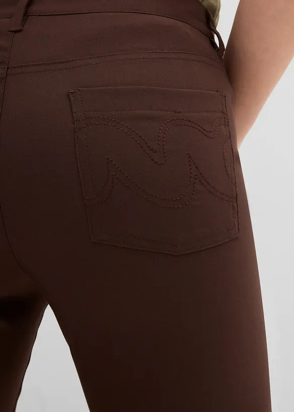 Pantalon bootcut en bengaline extensible, bonprix