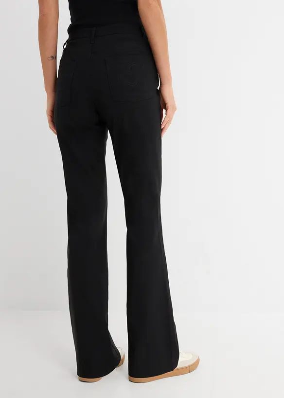 Pantalon bootcut en bengaline extensible, bonprix