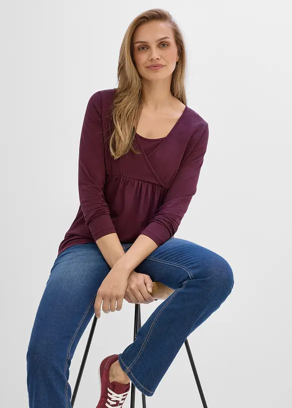 T-shirt de grossesse et d&rsquo;allaitement, bonprix