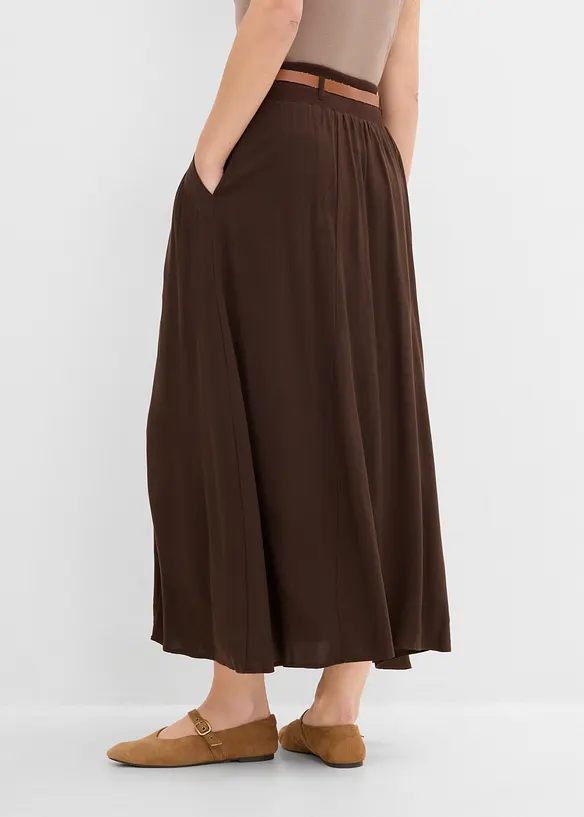 Jupe longue en viscose fluide (ens. 2 pces), bonprix