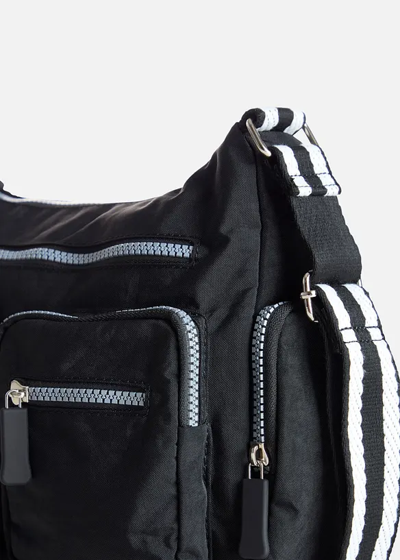 Sac &agrave; bandouli&egrave;re avec poches ext&eacute;rieures, bonprix