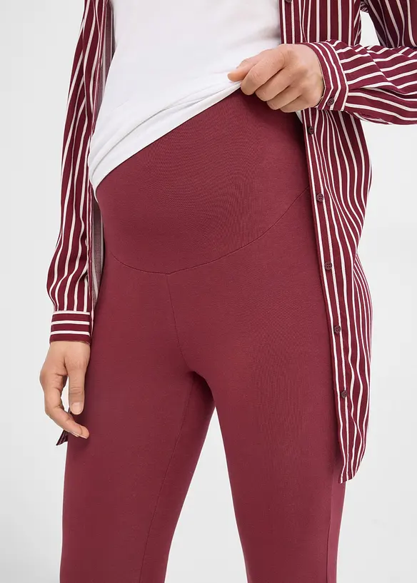 Umstandsleggings aus Bio-Baumwolle (2er Pack), bonprix