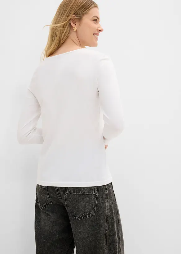 Langarmshirt (2er Pack), bonprix
