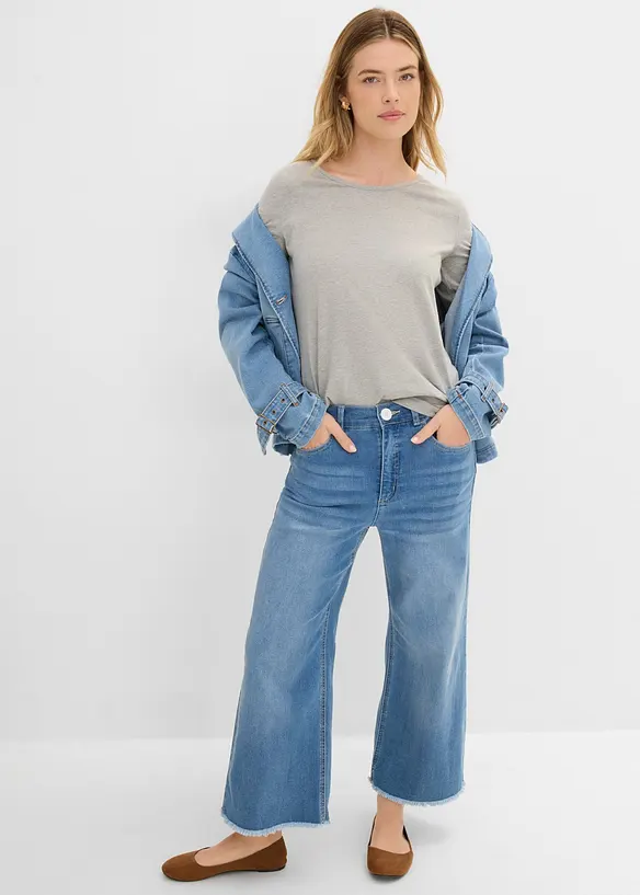 Langarmshirt (2er Pack), bonprix