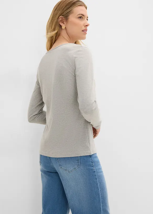 Langarmshirt (2er Pack), bonprix