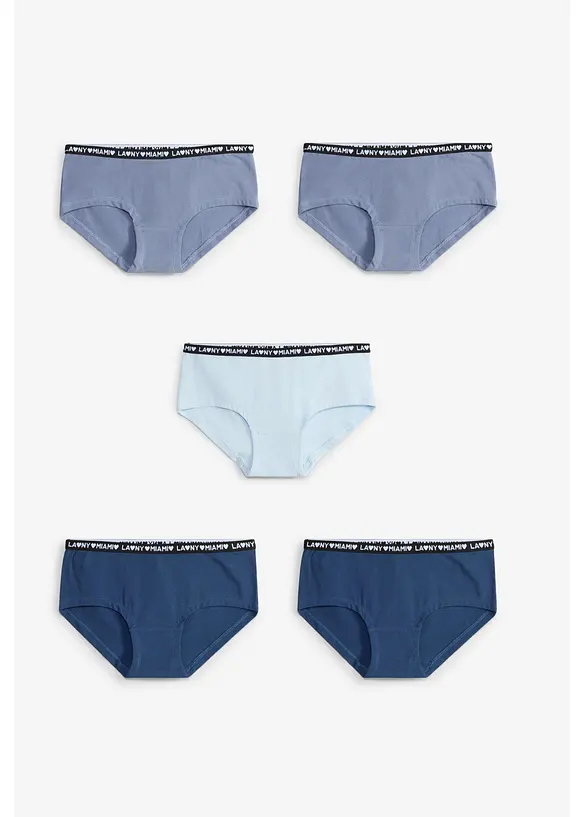 Panty mit weicher Baumwolle (5er-Pack), bonprix