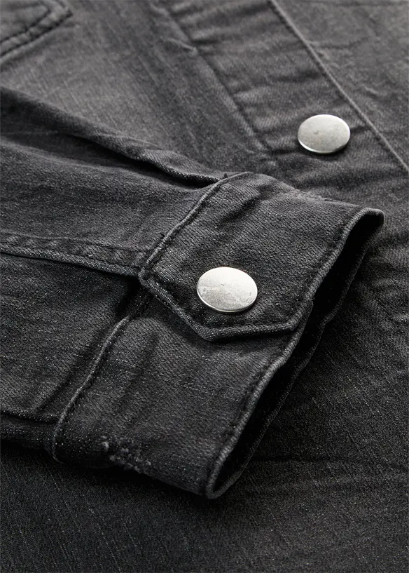 Jeansjacke mit Kapuze, bonprix