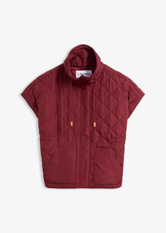 Veste sans manches matelass&eacute;e oversize, d&eacute;perlant, bonprix