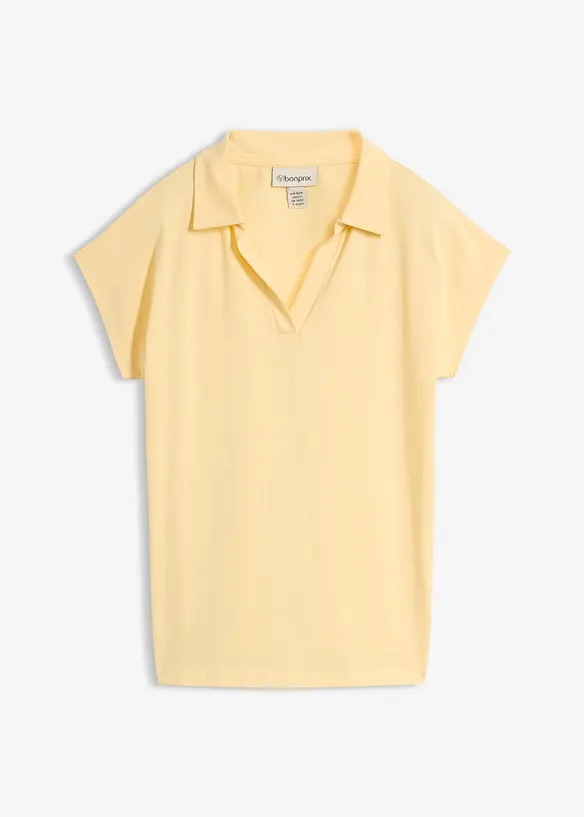 Polo en coton extensible, bonprix