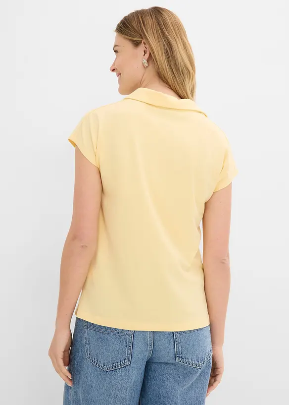 Polo en coton extensible, bonprix