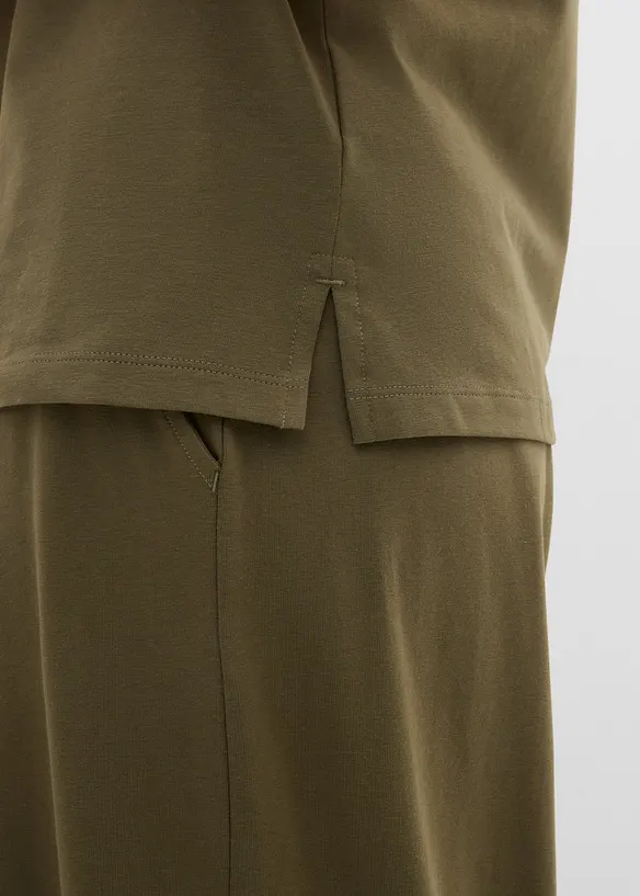 Poloshirt aus elastischem Baumwoll-Mix, bonprix