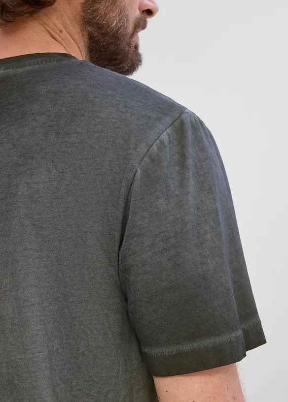 T-shirt en coton, aspect d&eacute;lav&eacute;, bonprix