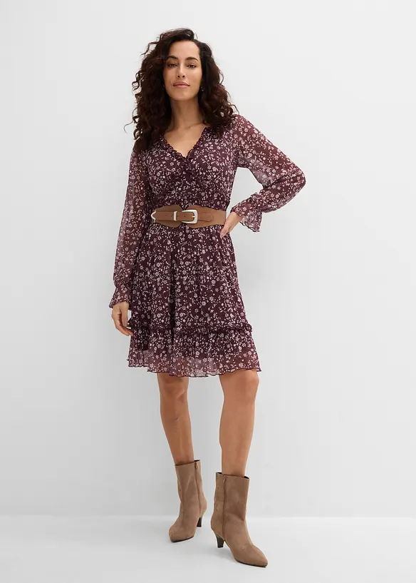 Robe courte en mesh, bonprix