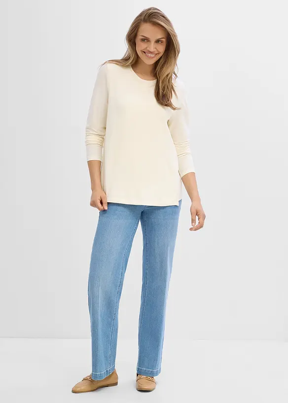 Umstands- und Stillshirts aus Bio-Baumwolle (2er Pack), bonprix