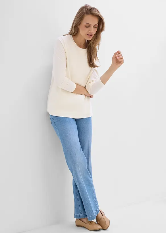Umstands- und Stillshirts aus Bio-Baumwolle (2er Pack), bonprix