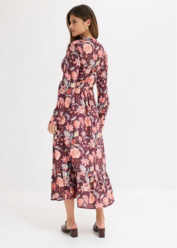 Robe longue et fluide en viscose, bonprix