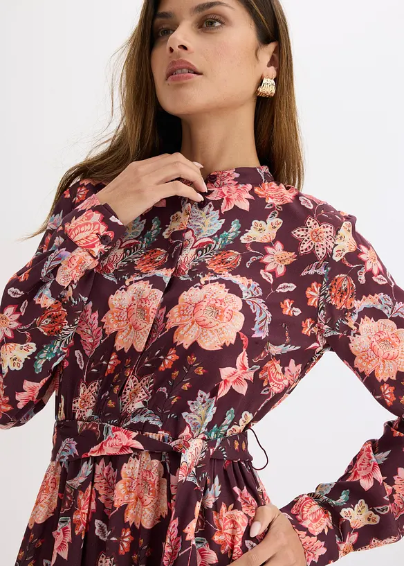 Robe longue et fluide en viscose, bonprix