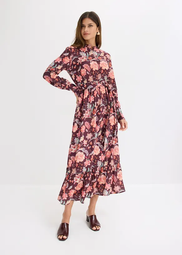 Robe longue et fluide en viscose, bonprix