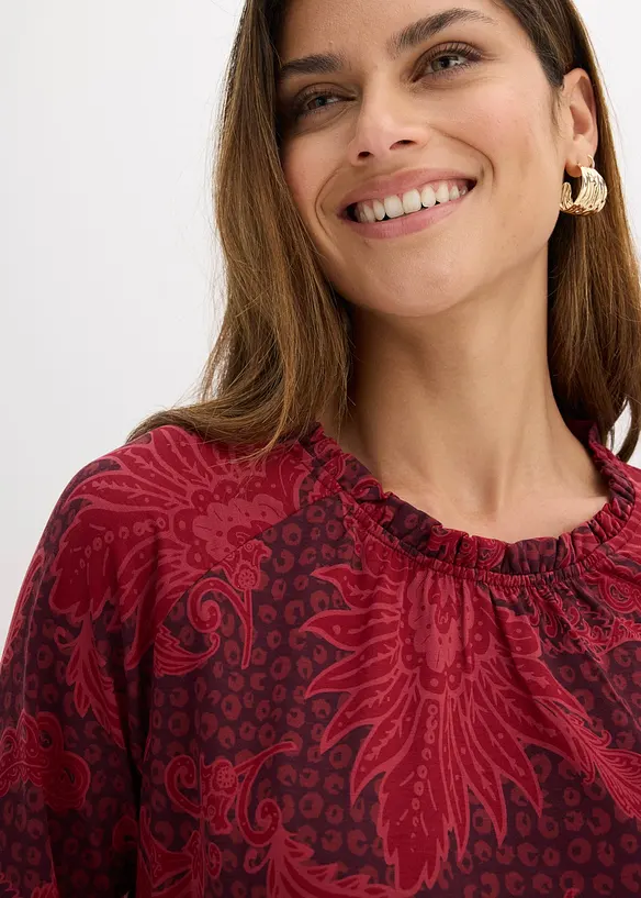 Shirtbluse aus softem Modal-Mix, bonprix