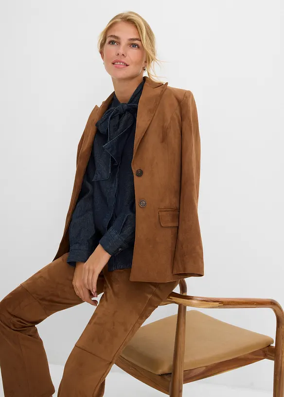 Jeansbluse aus reiner Baumwolle, bonprix