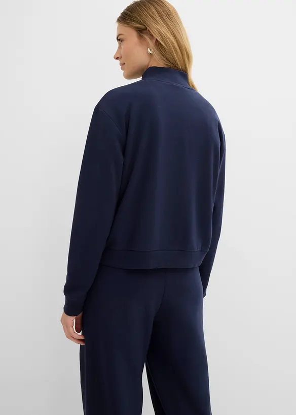 Sweatjacke aus reiner Bio-Baumwolle, bonprix