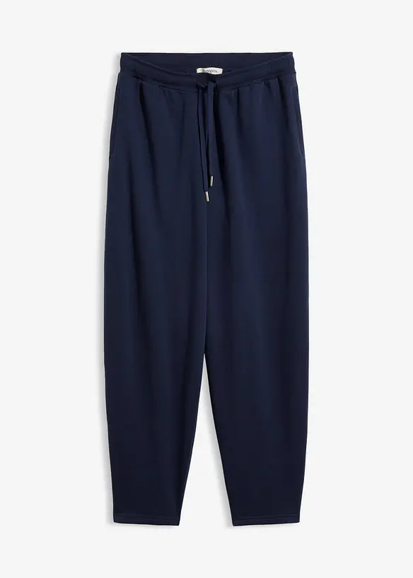 Pantalon sweat coupe barrel 100% coton, bonprix