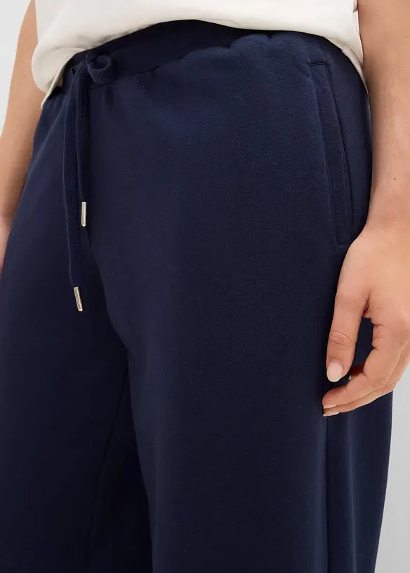 Pantalon sweat coupe barrel 100% coton, bonprix