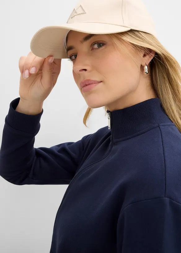 Sweatjacke aus reiner Bio-Baumwolle, bonprix