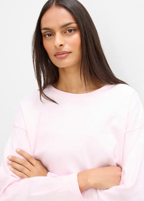 T-shirt manches longues 100% coton, bonprix