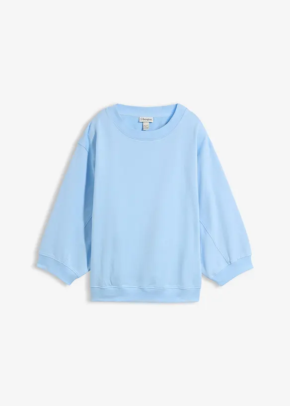 Sweat oversize 100% coton, bonprix