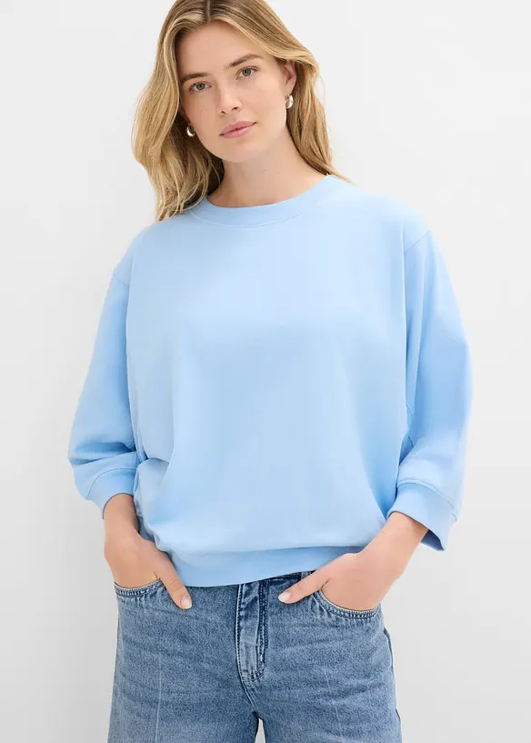 Sweat oversize 100% coton, bonprix