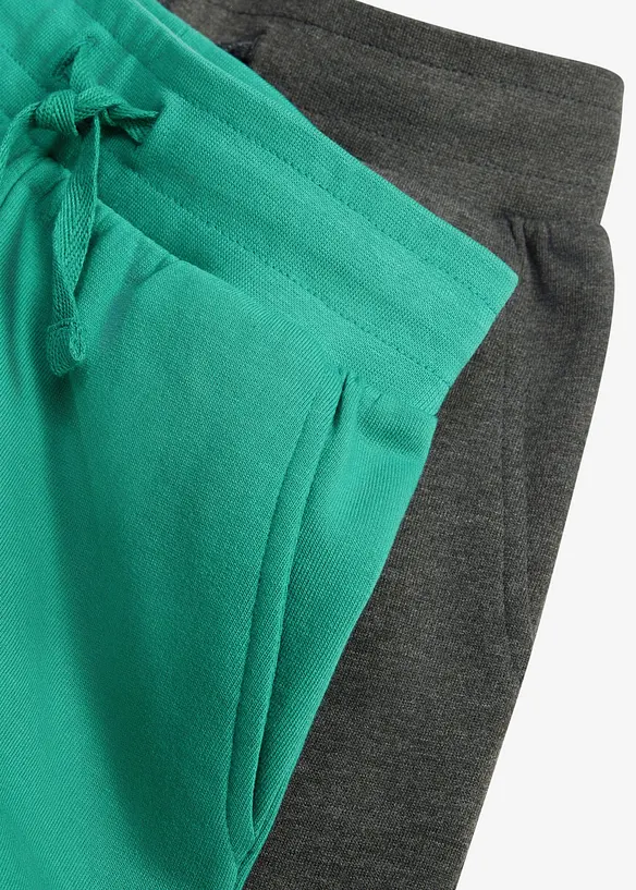 Jogginghose aus weichem Baumwoll-Mix (2er Pack), bonprix