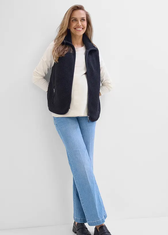 Gilet sans manches de grossesse et de portage en sherpa douillette, bonprix