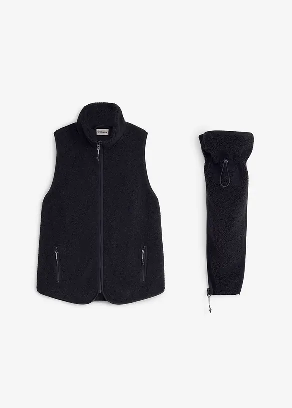 Gilet sans manches de grossesse et de portage en sherpa douillette, bonprix