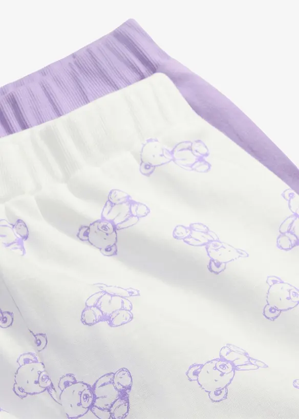 Pyjamahose aus reiner Bio-Baumwolle (2er Pack), bonprix
