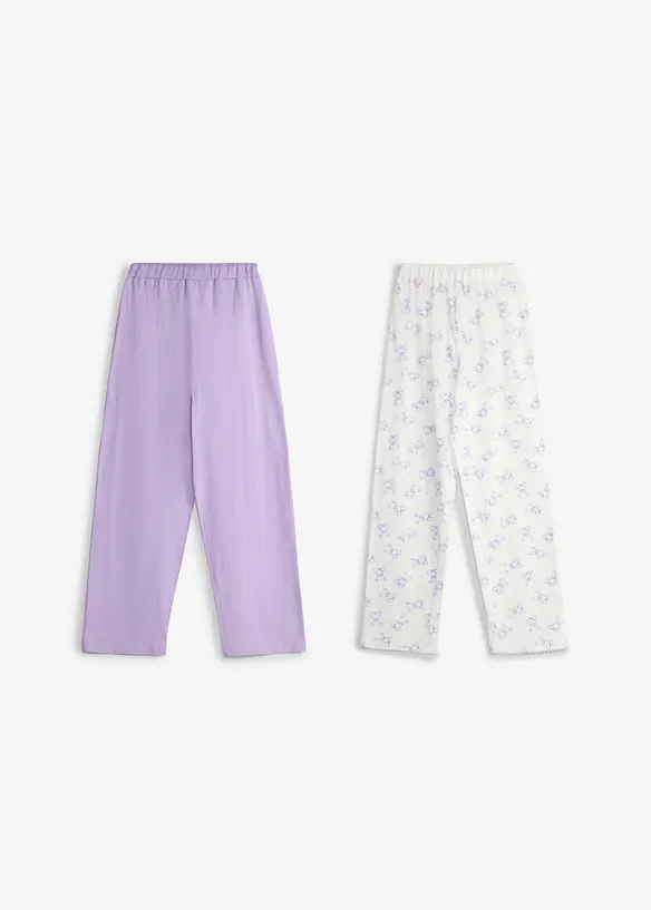 Pyjamahose aus reiner Bio-Baumwolle (2er Pack), bonprix