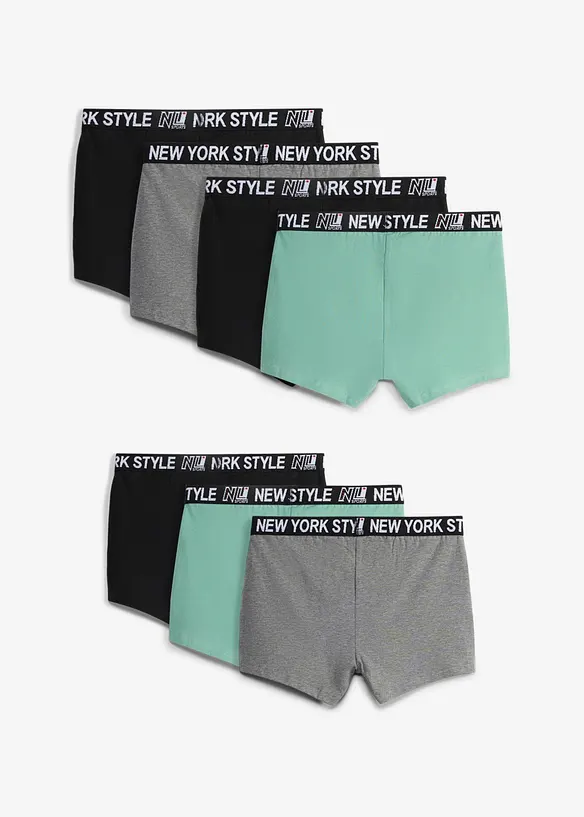 Boxershorts eng mit weicher Baumwolle (7er Pack), bonprix