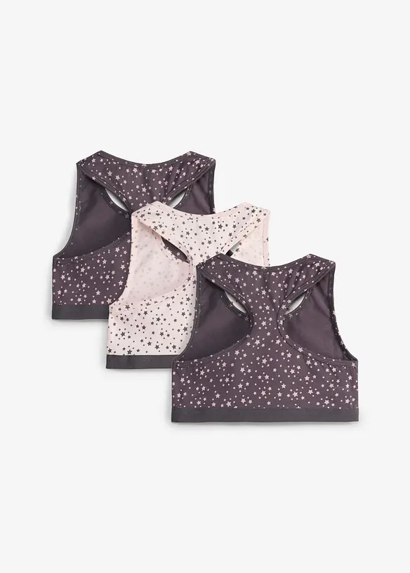 Bustier mit weicher Baumwolle (3er Pack), bonprix