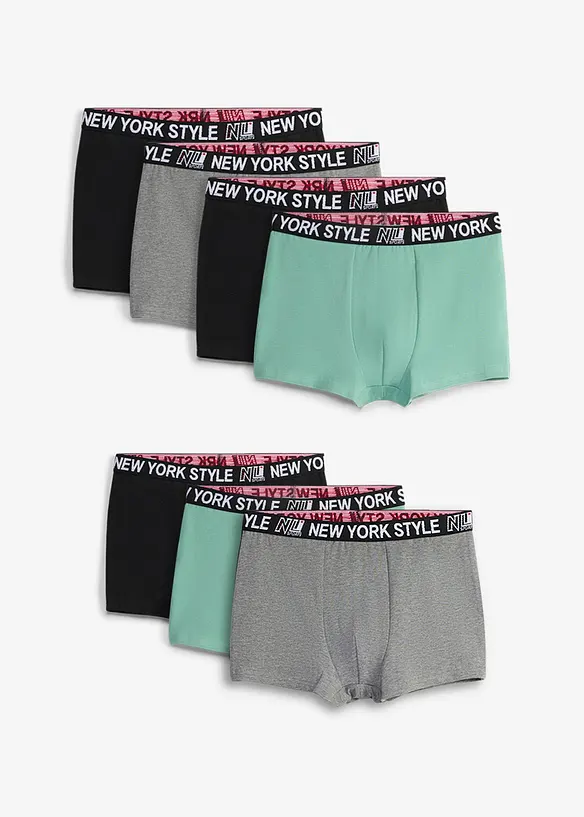 Boxershorts eng mit weicher Baumwolle (7er Pack), bonprix