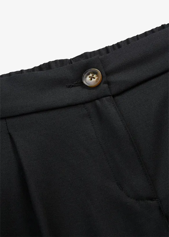 L&auml;ssige Bundfaltenhose aus weichem Woll-Anteil, bonprix