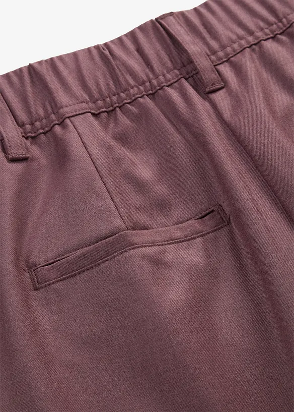 L&auml;ssige Bundfaltenhose aus weichem Woll-Anteil, bonprix