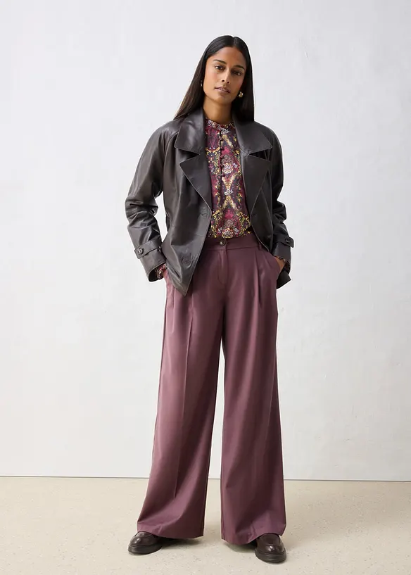 Cabanjacke aus Lammnappa-Leder, bonprix