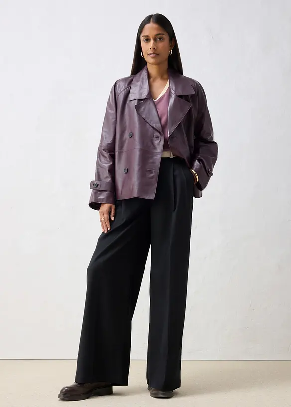 Cabanjacke aus Lammnappa-Leder, bonprix
